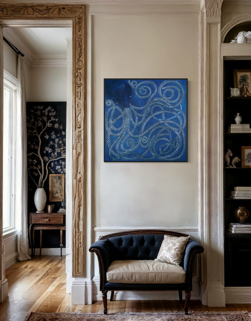 Kracken | Framed Giclee Print on Canvas